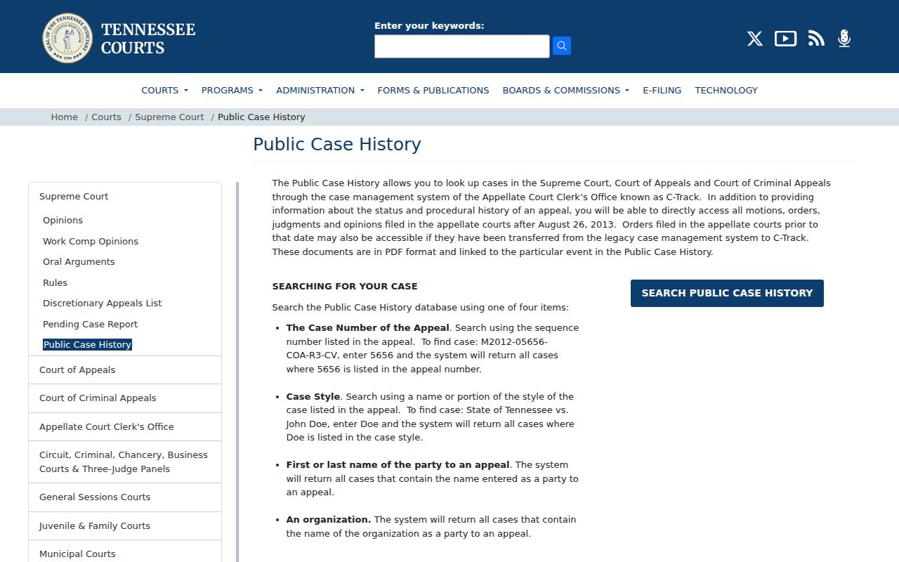 Bradley County warrant lookup reference to Tennessee appellate case history