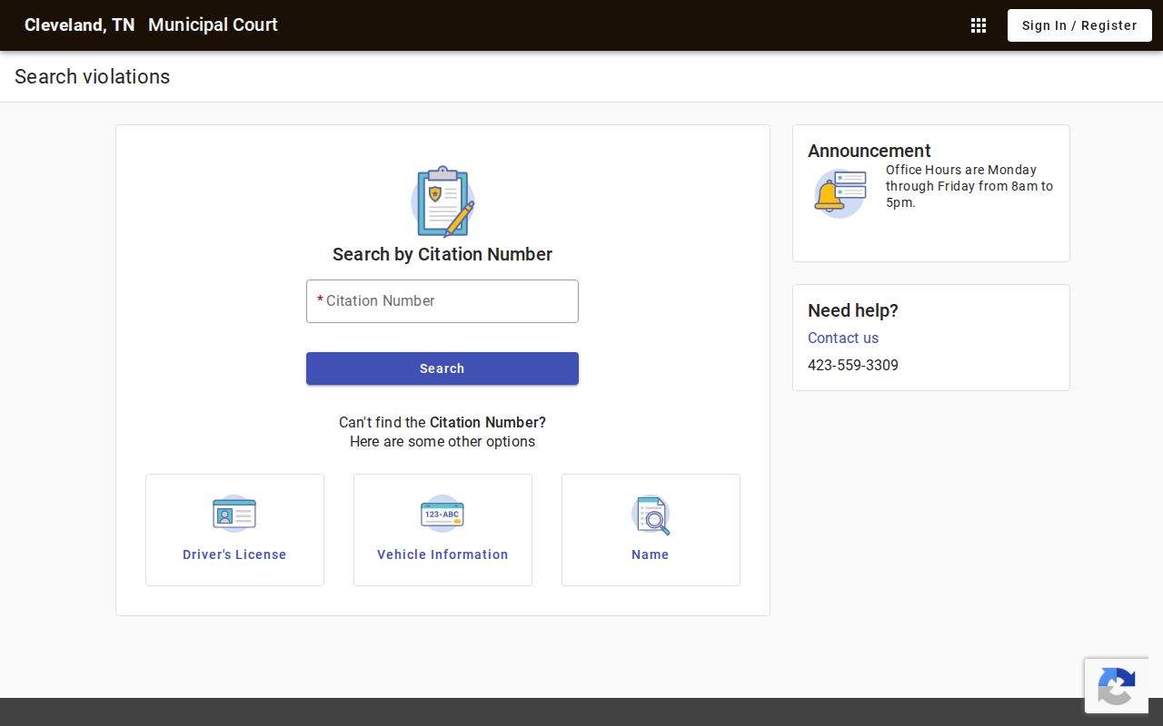 Cleveland warrant search citation portal with five municipal lookup routes